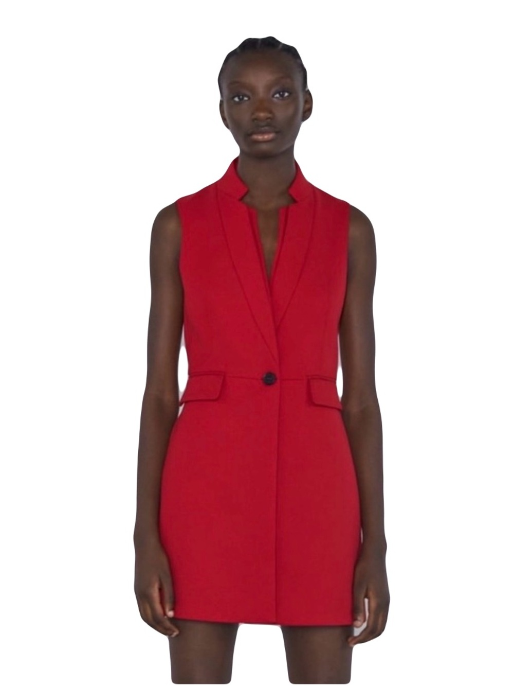 Zara vest dress red women’s size M